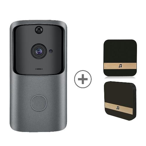 WIFI Doorbell Camera Smart Home Video Intercom IP Doorbell Wireless Remote Doorbell Camera Battery 720P HD Night Vision