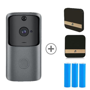 WIFI Doorbell Camera Smart Home Video Intercom IP Doorbell Wireless Remote Doorbell Camera Battery 720P HD Night Vision