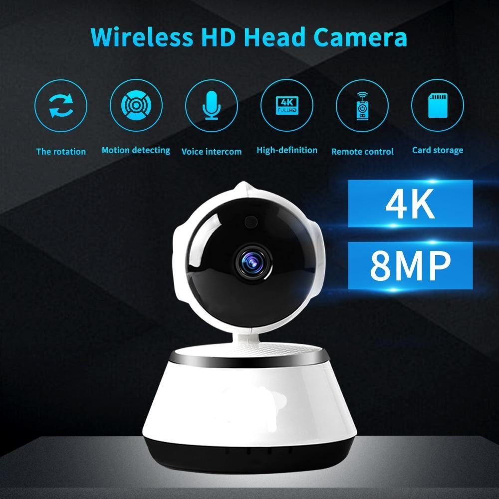 IP Camera 8MP 4K Home Security Camera wifi camera with IR Night Vision Audio Monitor IP Camera