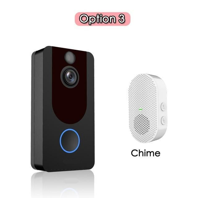 V7 HD 1080P Smart WiFi Video Doorbell Camera Visual Intercom Night vision IP Door Bell Wireless Security Camera